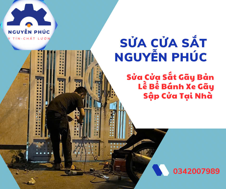 sửa cửa sắt