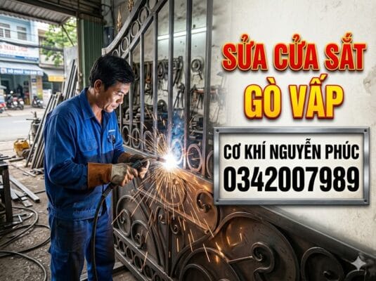 sửa cửa sắt gò vấp