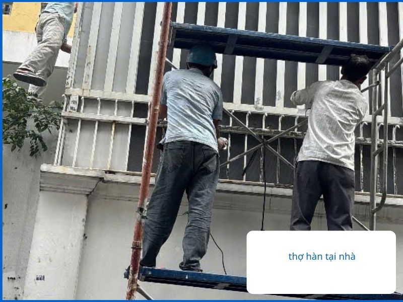 thợ hàn sắt tại nhà