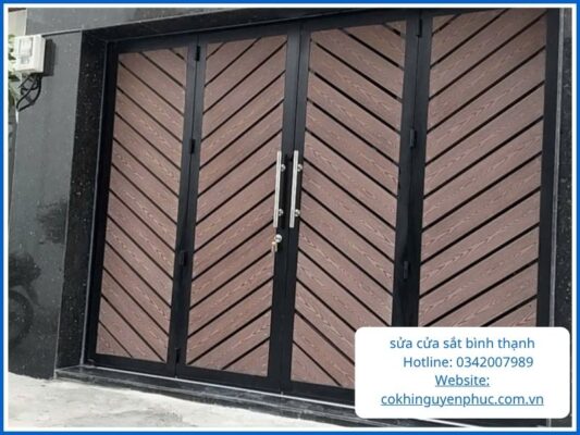 Sửa Cửa Sắt Bình Thạnh Uy Tín – Thợ Giỏi, Báo Giá Minh Bạch