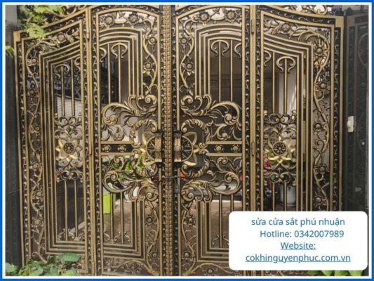 Sửa Cửa Sắt Phú Nhuận Uy Tín – Thợ Giỏi, Giá Rẻ, Có Mặt Ngay