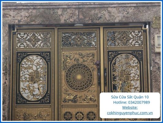 Sửa Cửa Sắt Quận 10: Dịch vụ Uy Tín, Thợ Đến Ngay Sau 30 Phút