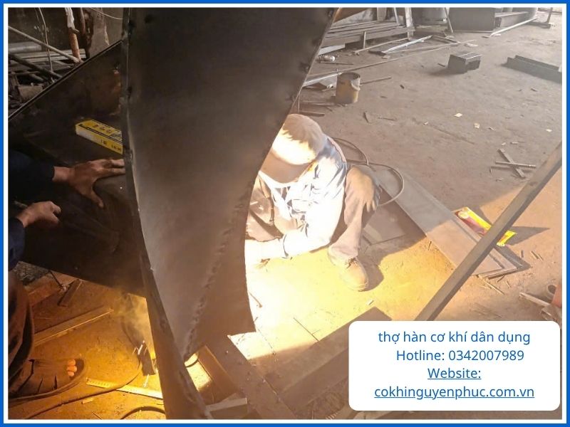 giá tham khảo các hạng mục sửa chữa hàn sắt cơ bản