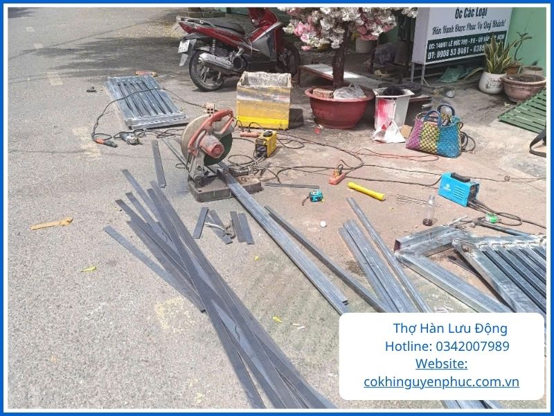 Khu Vực Phục Vụ Của Thợ Hàn Lưu Động Nguyễn Phúc Tại Quận 6