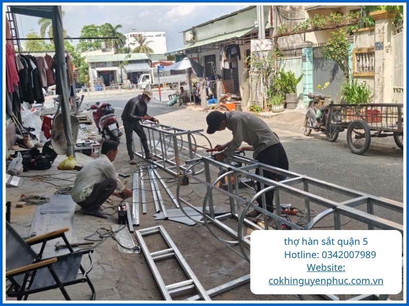 Thợ Hàn Sắt Quận 5 Uy Tín – Dịch Vụ Sửa Chữa Tại Nhà Khẩn Cấp 24H