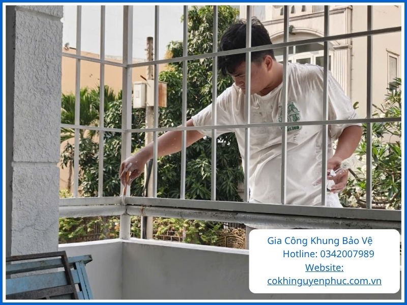 Quy Trình Làm Chuồng Cọp Ban Công Và Gia Công Khung Bảo Vệ Cửa Sổ