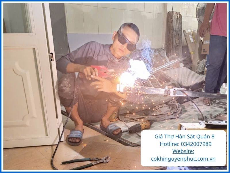 Giá Thợ Hàn Sắt Quận 8 Mới Nhất