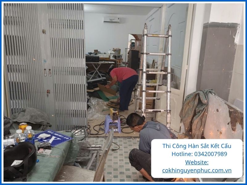Thi Công Hàn Sắt Kết Cấu, Khung Mái Tôn Và Nhà Tiền Chế