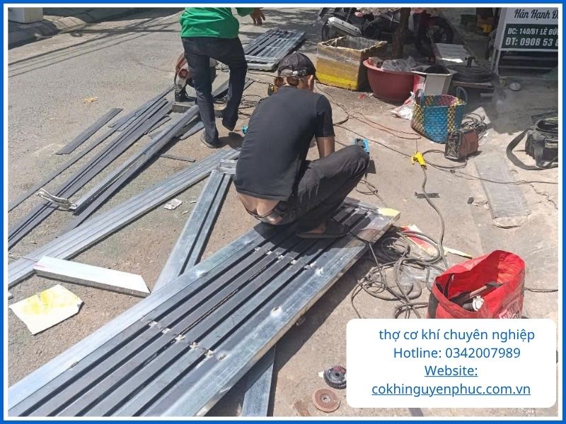 Quy trình chuyên nghiệp của thợ cơ khí hàn xì 