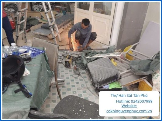 Thợ Hàn Sắt Tân Phú: Giải Pháp Cơ Khí Lưu Động Chuyên Nghiệp Tận Nhà