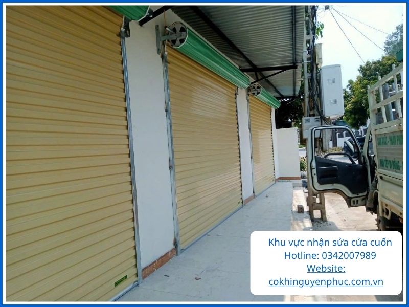Khu vực nhận sửa cửa cuốn Quận 4