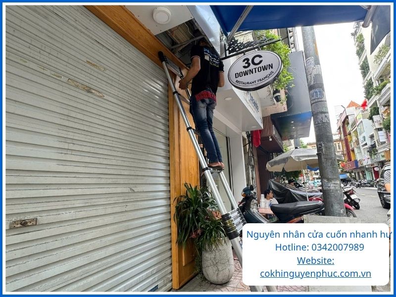 Nguyên nhân cửa cuốn nhanh hư hỏng