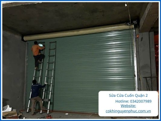 Sửa Cửa Cuốn Quận 2 Tận Nơi – Kiểm Tra Đúng Lỗi, Báo Giá Trước