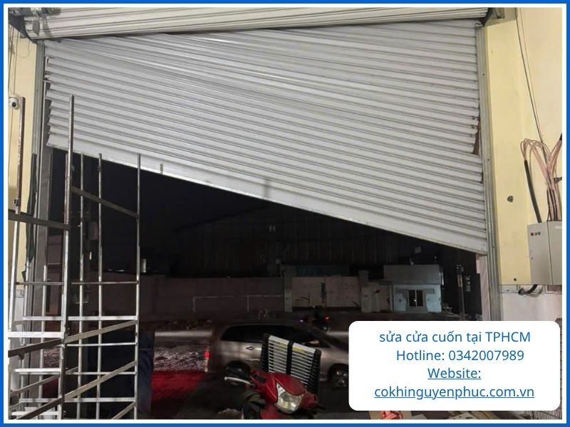 Khu vực nhận sửa cửa cuốn tại TPHCM