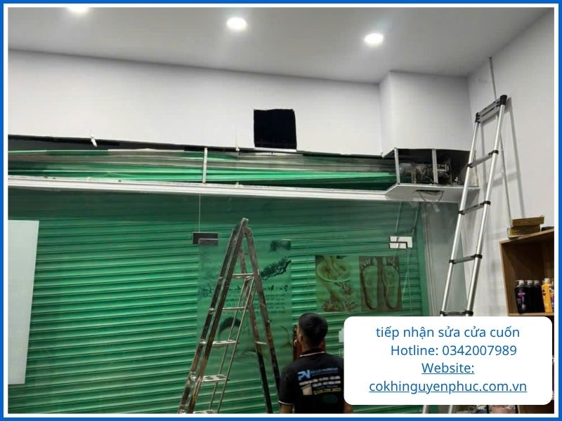 Quy trình tiếp nhận sửa cửa cuốn tại Quận 4